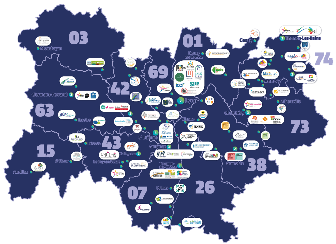 Carte région